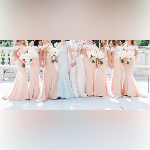 Mermaid Sweep Train Dress Bridesmaids(4) - Picture 6 of 10